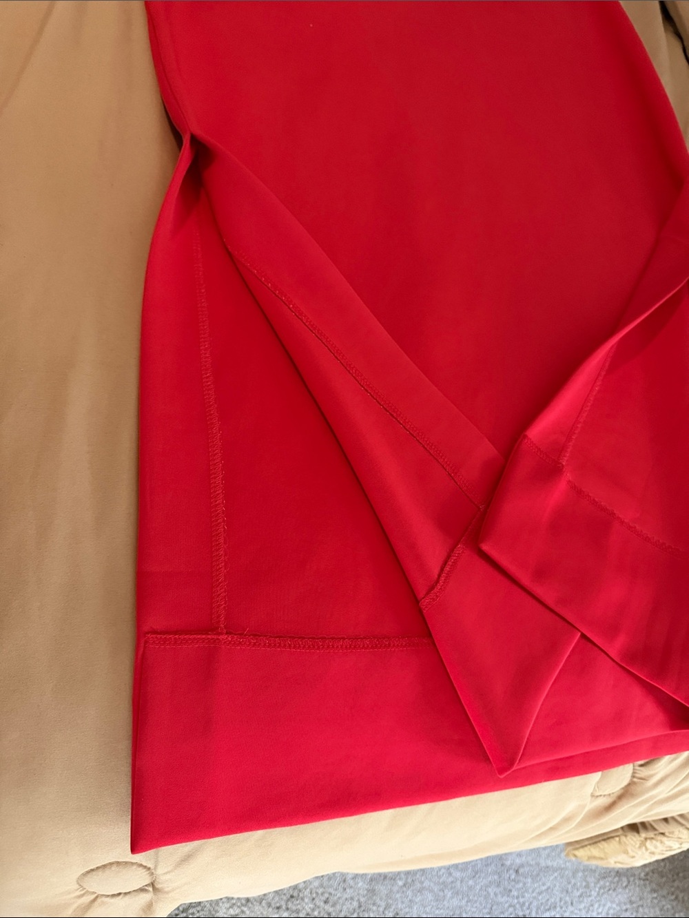 Gretchen Scott Designs Red/Pink Ruffle V-Neck Midi Dress XL NWT - Picture 12 of 14